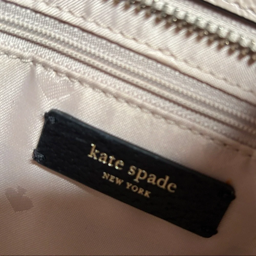 kate spade Two-Tone Blush and Black Satchel - Picture 7 of 16
